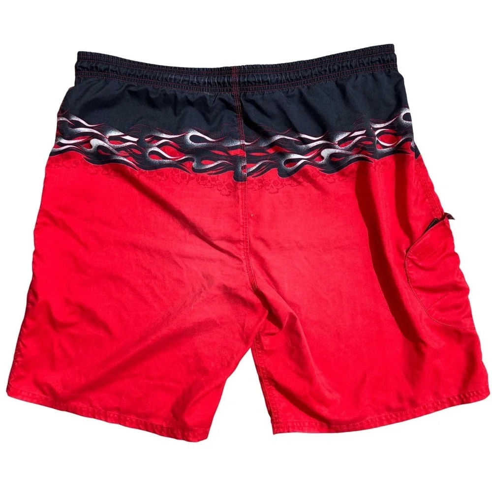Vintage OP Board Shorts Men's 38″ Waist 90s Ocean Pacific Swim Trunks